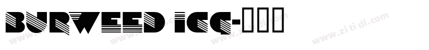 burweed ICG字体转换
